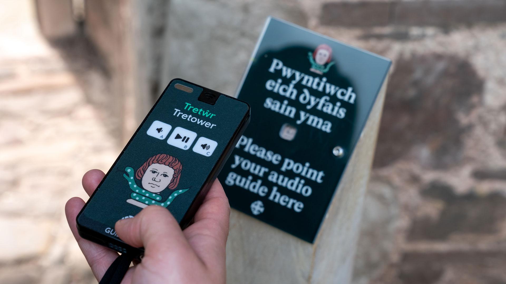 Tretower Court Barn - audio tour points 